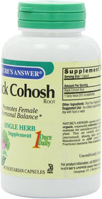 Nature's Answer Black Cohosh Root, 90-Count
