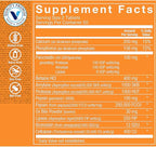 The Vitamin Shoppe Digestive Enzymes - Complete Multi-Enzyme Formula | Protein Fat Carb Digestion | 100 Tablets | Plant-Based