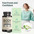 VINATURA Body Deodorizing Supplement for Women - Magic Chlorophyll Pills for Body Odor Eliminator, it Works for Her Internal Deodorant, 30 Capsules