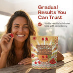 Daily Tanning Gummies – Natural Sunless Tanning for Women with Astaxanthin, Lycopene & Beta Carotene – Antioxidant Rich, Boosts Melanin – Watermelon Flavor – 60 Chewables