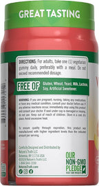 Nature's Truth Vitamin D3 Gummies | 5000 IU | 60 Count | Peach Flavor | Vegetarian, Non-GMO & Gluten Free Supplement