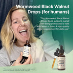 VINATURA Wormwood Black Walnut Cloves Liquid - Cleanse, Detox for Humans with Papaya Leaf and Pumpkin Seed, Intestinal Guard Formula Supplement - 2 fl oz
