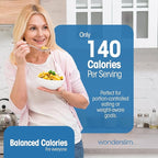 WonderSlim Protein Pasta, Cheese Steak Macaroni, 140 Calories, 12g Protein (7ct)