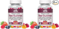 Country Farms Fiber Care Prebiotic Gummies,6g of Fiber Per Serving,GLP-1 Booster,FOS from Beets,Digestive Health and Bloat,Supports Regularity,Mixed Fruit Flavor,120 Gummies,40 Servings,(Pack of 2)