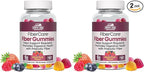 Country Farms Fiber Care Prebiotic Gummies,6g of Fiber Per Serving,GLP-1 Booster,FOS from Beets,Digestive Health and Bloat,Supports Regularity,Mixed Fruit Flavor,120 Gummies,40 Servings,(Pack of 2)