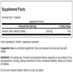 Swanson Calcium Citrate 200 mg 60 Caps (2 Pack)
