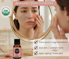 Earth N Pure Kumkumadi Tailam Face Oil Enriched with Saffron and 24 Powerful Herbs, Natural & Therapeutic Grade Pack of 2 | 15 ml