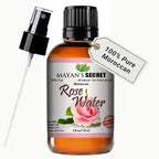 Pure Carrier and Essential Oils for Skin Care, Hair, Body Moisturizer for Face-Anti Aging Skin Care (Rose Water Hydrosol, 4oz)