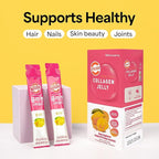 KWANGDONG Vita500 Mango Collagen Peptides Korean Jelly Stick with Vitamin C | Marine Collagen for Hair, Skin, Nails, Beauty, Joints, Minerals & Antioxidants Support | Convenient Daily Sticks 15 Pack