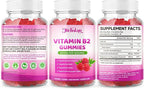 Vitamin B2 Gummies 400mg – Riboflavin Supplement with Magnesium for Kids & Adults | Supports Nervous System & Energy Production | Sugar Free, Vegan, Non-GMO, Raspberry Flavor - 120 Count