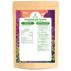 WT WEETEE Fenugreek Tea Bags 100 Count, 100% Natural Premium Whole Fenugreek Methi Seeds, Caffeine-free Nourishing Herbal, No Additives