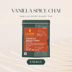 LUXMI Estates Vanilla Spice Chai Loose Leaf Black Tea 100g/3.52oz (50 cups) | Smooth, Flavorful, Robust, Caffeinated