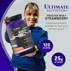 Ultimate Nutrition Prostar Whey Protein Powder Isolate, Strawberry - Low Carb, High Protein Powder Shake for Muscle Gain & Recovery - Low Sodium, Low-Fat & Keto Friendly - 2 lbs Tub