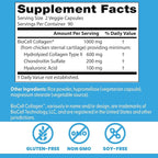 Doctor's Best Hyaluronic Acid with Chondroitin Sulfate, Featuring BioCell Collagen, Non-GMO, Gluten Free, Soy Free, Joint Support, 180 Count (Pack of 1)