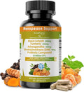GREENPEOPLE Menopause Supplements for Women - Black Cohosh & Ashwagandha for Hot Flashes, Night Sweats, Mood Swings, Hormonal Balance Support,10 Billion CFU Probiotic - 90 Capsules Vegan Gluten-Free