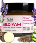 Wild Yam Cream for Hormone Balance – Progesterone Cream Alternative for PMS & Menopause Relief – Made with Organic Hormone Balancing Extracts - 2oz