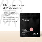ProMix Nutrition Stim-Free Pre-Workout Powder, Raspberry Lemon - 274g - Maximize Focus, Energy & Performance - Vitamin B12, Taurine, Beta-Alanine & L-Tyrosine - 30 Servings (Pack of 1)