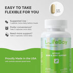 Bone & Joint Support Supplement Inspired by Chinese Herbal Wisdom for Mobility, Flexibility and Stability - with Notoginseng & Salvia - Made in USA - 60 Vegan Capsules