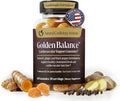 Golden Balance Turmeric Gummies - Turmeric and Ginger Supplement with Black Pepper Extract - High Absorption Turmeric Curcumin Supplement Gummies - Cholesterol Support & Heart Health Turmeric Gummies
