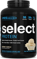 PEScience Select Protein Powder, Whey and Casein Blend, Lean Protein Powder for Women and Men, Low Calorie, Low Carb, Keto Friendly, Gluten Free, Gourmet Vanilla - 55 Servings