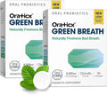 OraTicx Oral Probiotics Green Breath, Freshen Bad Breath, Dental Probiotic Supplement for Oral Health, 8 Billion CFU, Mint Flavor 30 Lozenges 2-Pack