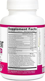AMPLICELL Women’s Vitality & Libido Support – Hormone, Mood & Energy Balance with Maca, Dong Quai, Ginseng, Ashwagandha & Herbal Aphrodisiac Blend – 60 Capsules