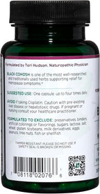 Vitanica Black Cohosh, Cimicifuga Extract Plus, Vegan, 60 Capsules
