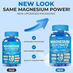Magnesium Glycinate Gummies 600mg, Chewable Sugar Free Potassium Magnesium Gummies with Manganese Glycinate, Vitamin D, B6, and CoQ10 for Calm Support & Sleep for Adults, 60 Days Supply