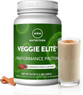 MRM Veggie Elite Performance Protein - Cinnamon Bun, Plant-Based Powder, 24g Protein per Serving with BCAAs & Digestive Enzymes, Clinically Tested - Vegan, Gluten-Free - 30 Servings
