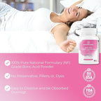 Natureland Boric Acid Vaginal Suppositories for Women 600mg - 40 Count - Made in USA - Feminine Care for pH Balance & Odor Control - Intimate Health Support - with BloomSense App