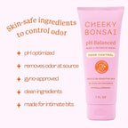 Cheeky Bonsai pH Balanced Feminine Wash for Women - Removes Odor - Gentle on Sensitive Skin - No Dyes or Parabens - Hypoallergenic - Gynecologist Approved (7 Ounces)