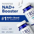 TRU NIAGEN Patented NAD Supplement for Brain Function, Anti Aging & Cell Regeneration, 300mg Niagen, 30 Servings | Supports Cellular Energy, Muscle | Nicotinamide Riboside (NR) Take 1 Daily | 2 Bottle