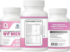 NWC Naturals Ultra-Hormone Support Formula A – Hormone Harmony for Women & Foundational Hormone Balance for Women, 180 Capsules – Cycle & Menopause Support with Organic B-Vitamins & Herbal Extracts