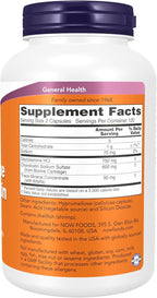 NOW Supplements, Glucosamine & Chondroitin, with Trace Mineral Concentrate and Alfalfa, 240 Veg Capsules