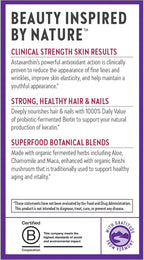 New Chapter Hair Skin & Nails Vitamins with Fermented Biotin+astaxanthin Vegetarian Capsule, 30 Count (Pack of 1)