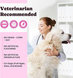 Premium Collagen for Dogs & Cats – 5 Types of Grass-Fed Collagen (I, II, III, V & X), Fast Allergy & Itch Relief Dog Colágeno with MSM, Biotin & Hyaluronic Acid – Supports Healthy Skin & Joints –120ml