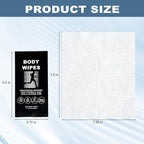 Body Wipes for Women and Men Individually Wrapped Face and Body Wipes, Bath Wipes for Adults No Rinse Personal Cleansing Wipes Travel, Bulk Deodorant for Homeless Shower Wipes for Camping Hiking (50)