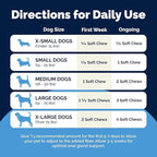 Vetnique Glandex Anal Gland Soft Chew Treats with Pumpkin for Dogs Digestive Enzymes, Probiotics Fiber Supplement for Dogs Boot the Scoot (30ct, Peanut Butter Chews)