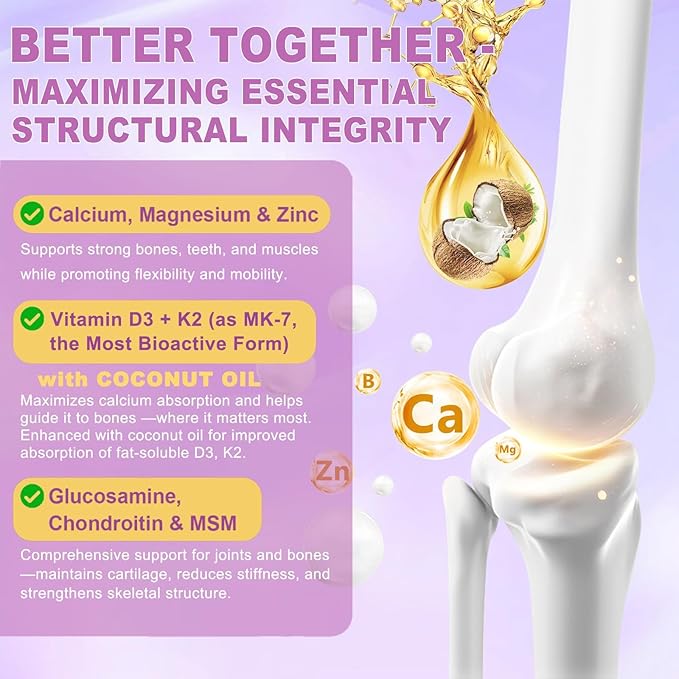 2 PCS Totaria Sugar Free Calcium Citrate Magnesium Zinc Gummies for Women Men, with D3, Boron, B12, Ashwagandha, 19-in-1 Ultimate Absorption Calcium 1200 mg Supplements for Bone, Muscle, Calm, Vegan