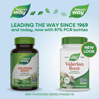Nature's Way Valerian Root, Traditional Sleep Support*, Non-GMO Project Verified, Gluten Free, Vegan, 100 Capsules (Packaging May Vary)