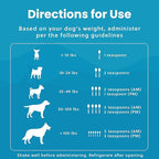Plant-Based Liquid Glucosamine for Dogs, 1600mg Joint Support with Chondroitin, MSM & Omega 3-6-9, Shellfish-Free Dog Arthritis Supplement for Mobility & Flexibility, Made in USA, 32 oz