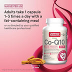 Jarrow Formulas Co-Q10 100 mg - Antioxidant Support for Mitochondrial Health, Cellular Energy Production & Healthy Cardiovascular Function - 60 Veggie Capsules - Non-GMO - Gluten Free