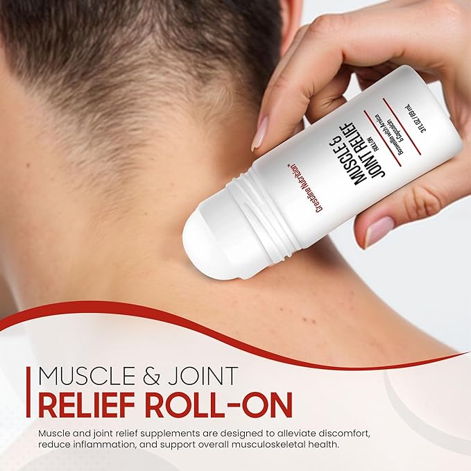 Muscle & Joint Relief Supplement – Fast Acting Formula to Soothe Muscle Discomfort, Support Joint Health, and Improve Flexibility- 3 fl oz / 89 ml