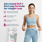 GLP-1 Support Weight Loss Probiotic Supplement - Women Men Natural Appetite Suppressant Metabolism Booster Healthy Gut Support - GLP1 Support for Hunger Control Curb Cravings & Fat Burn