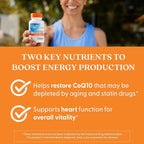 Doctor's Best High Absorption CoQ10 with PQQ Supplement - Coenzyme Q10 Caps for Heart Health & Cognitive Support, Naturally Fermented CoQ10 100mg for Women & Men, Non GMO, Vegan - 60 Veg Capsules