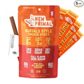 New Primal Buffalo Chicken Sticks, Keto, Gluten Free Healthy Snacks, Sugar Free Low Carb High Protein, Jerky Meat Stick, 9g Protein, 5 Pack
