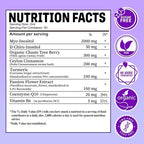 Myo-Inositol & D-Chiro Inositol Supplement For Women, 40:1 Ratio Support Hormone Balance & Ovarian w. Organic Chaste Tree Berry, Ceylon Cinnamon for Healthy Cycle Regulation, Mood, Nerve