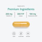 Vitanica, Coq10 Extra, Natural CoQ10, 100mg, Non-GMO, Vegan, 60 Capsules