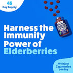 Feel Great Sambucus Elderberry Gummies with Zinc and Vitamin C for Adults | Immune Support Booster | Berry Flavored Vegan Supplement | 90 Day Supply 