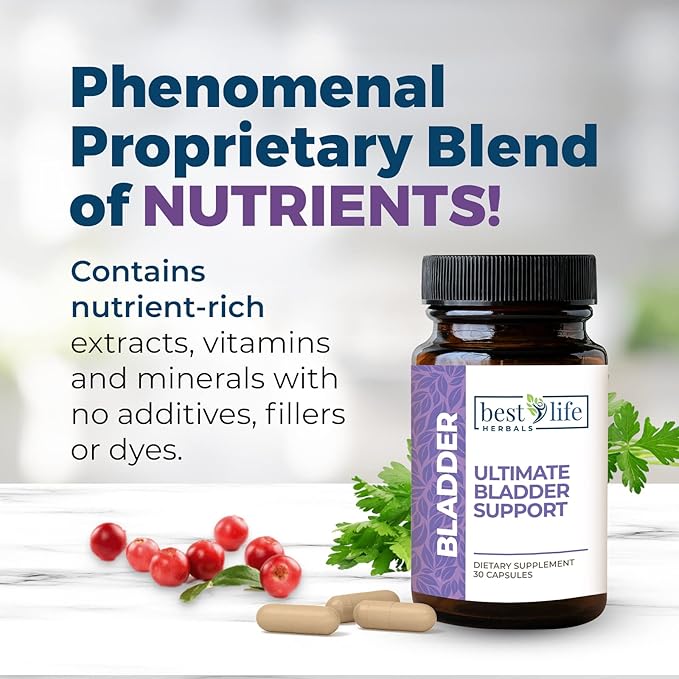 Ultimate Bladder Support - Dietary Supplement - 2 Bottle Supply - Restore Your Freedom and Confidence for Good
